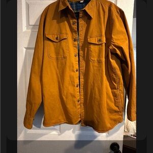 Lands' End Men's Performance Jacket in Mustard